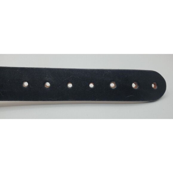 Krazy Cow Women\'s Black Leather Belt with Silver (Brighton Like) Buckle  Size XL main image 9